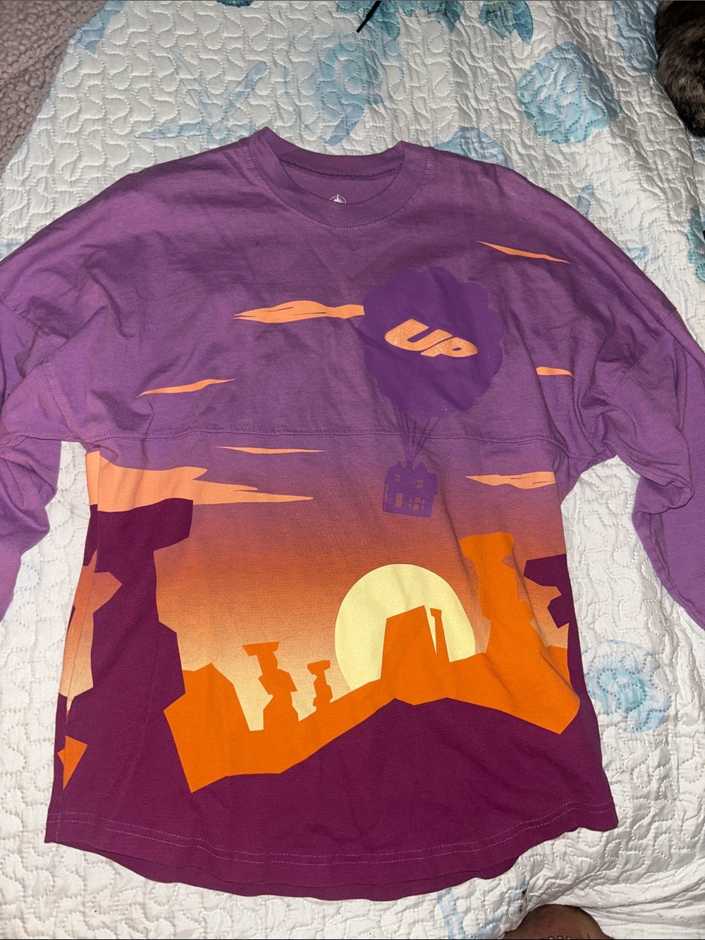 Disneyland Exclusive Up Spirit Jersey Paradise Falls Long Sleeve